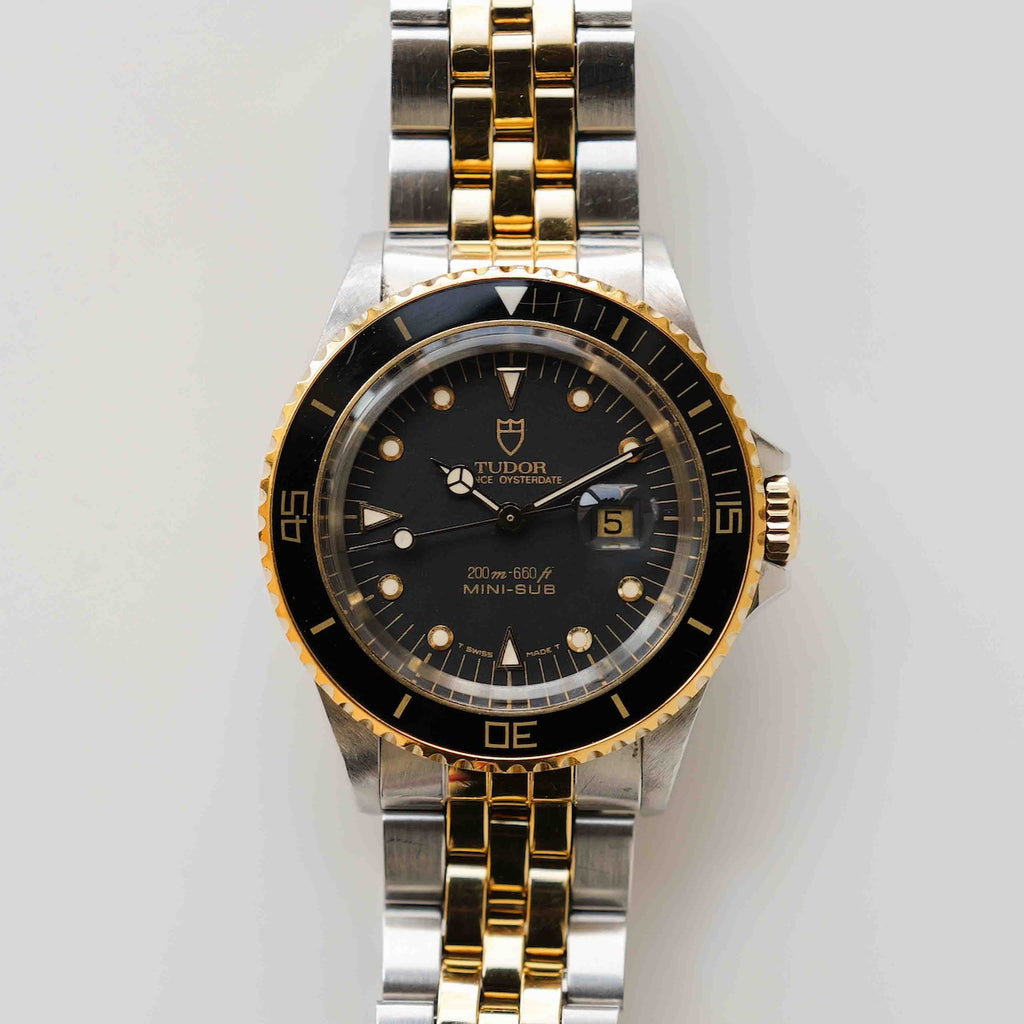 チューダー/ミニサブ73091/18Kイエローゴールド/箱・保証書付き/TUDOR MINI-SUB REF.73091 18KYG 1991 with Paper and Box