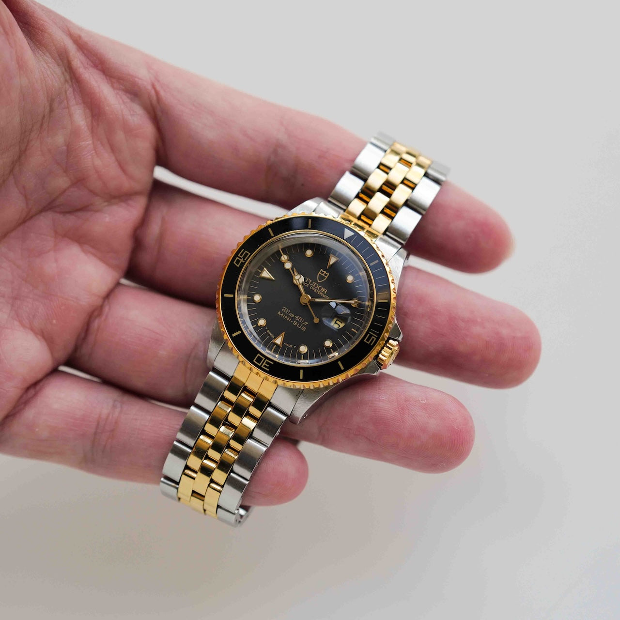 チューダー/ミニサブ73091/18Kイエローゴールド/箱・保証書付き/TUDOR