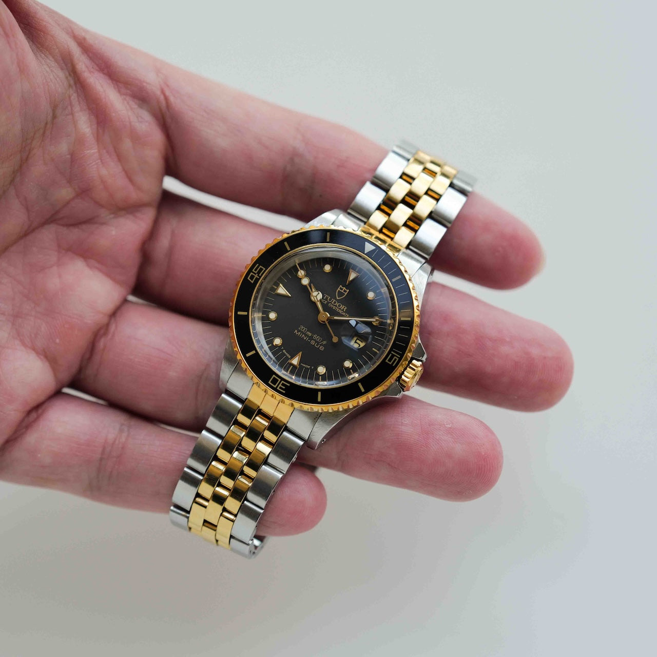 チューダー/ミニサブ73091/18Kイエローゴールド/箱・保証書付き/TUDOR MINI-SUB REF.73091 18KYG 1991 with Paper and Box