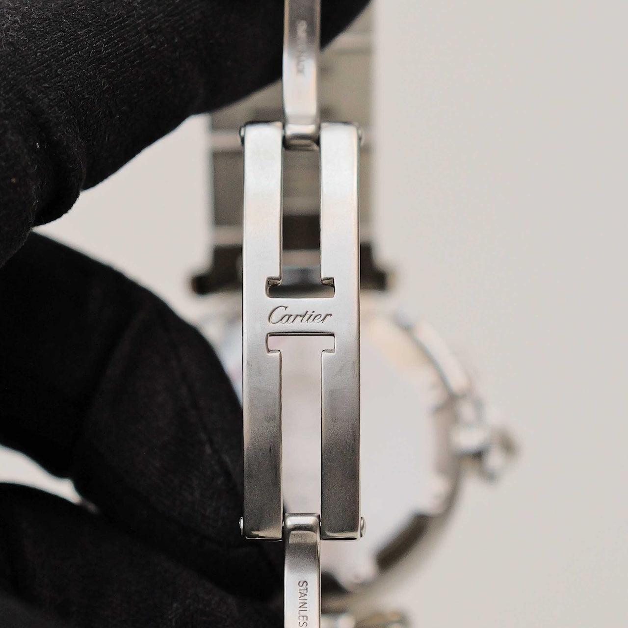 カルティエ/パシャC/2324/黒文字盤/保証書付フルセット/CARTIER PASHA C 35mm "BLACK DIAL"Ref.2324 1999y FULL SET