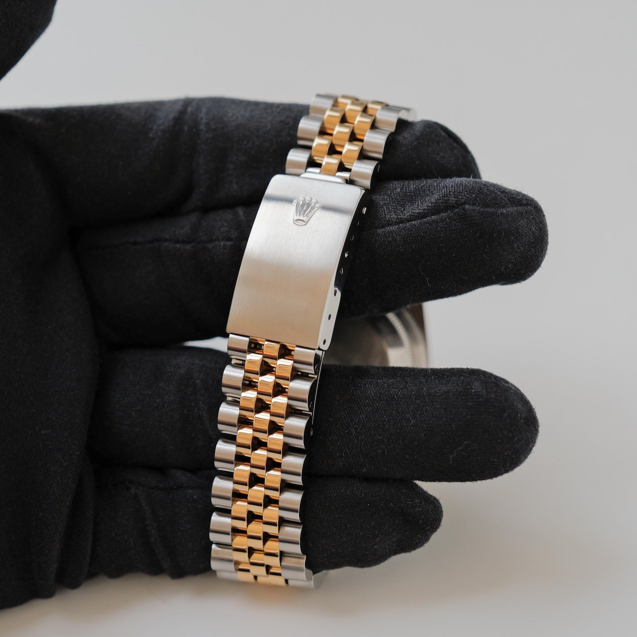 ロレックス/デイトジャスト/X番/グレー ローマンダイヤル/箱・保証書付フルセット/ROLEX DATE-JUST REF.16233 18KYG “GREY ROMAN” 1991y with Box and Paper