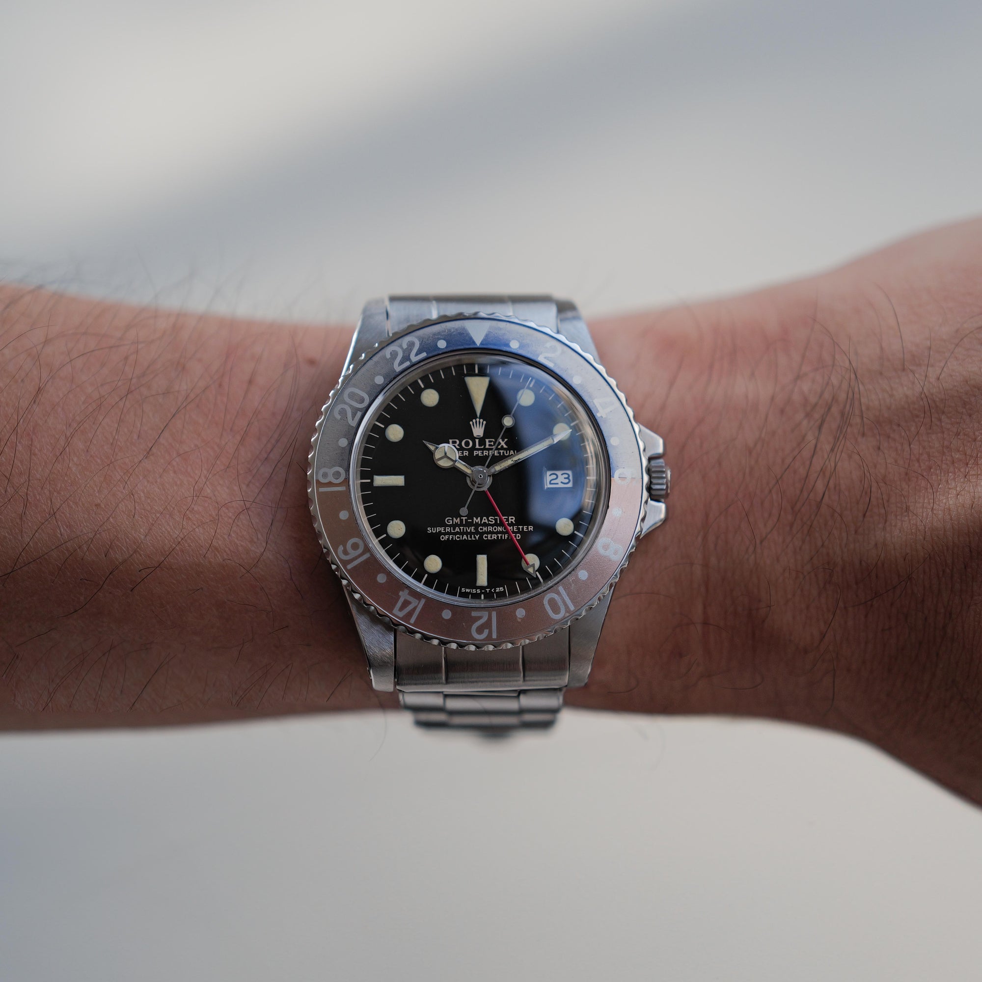 ロレックス/GMTマスター1675/後期ミラーダイヤル/ROLEX GMT-MASTER REF.1675 "GILT DIAL" 1966y-67y