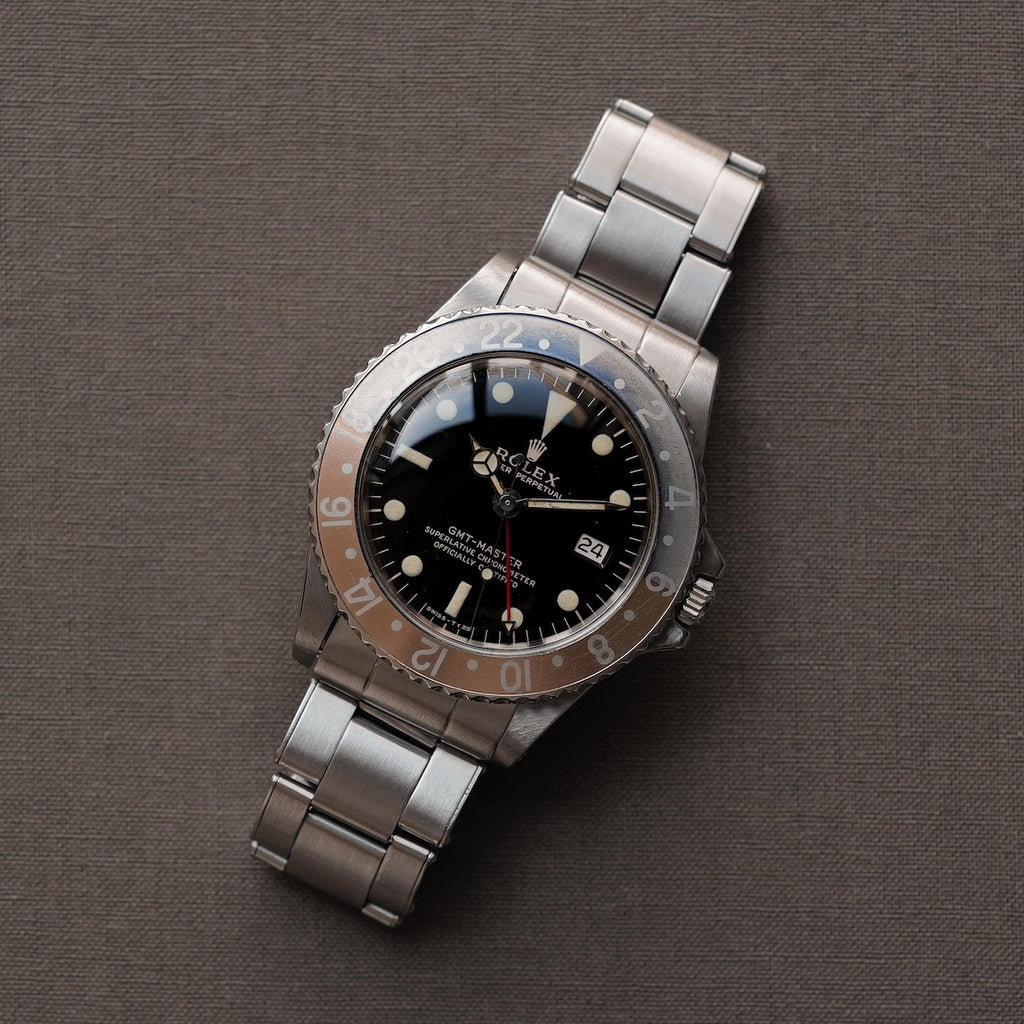 ロレックス/GMTマスター1675/後期ミラーダイヤル/ROLEX GMT-MASTER REF.1675 "GILT DIAL" 1966y-67y