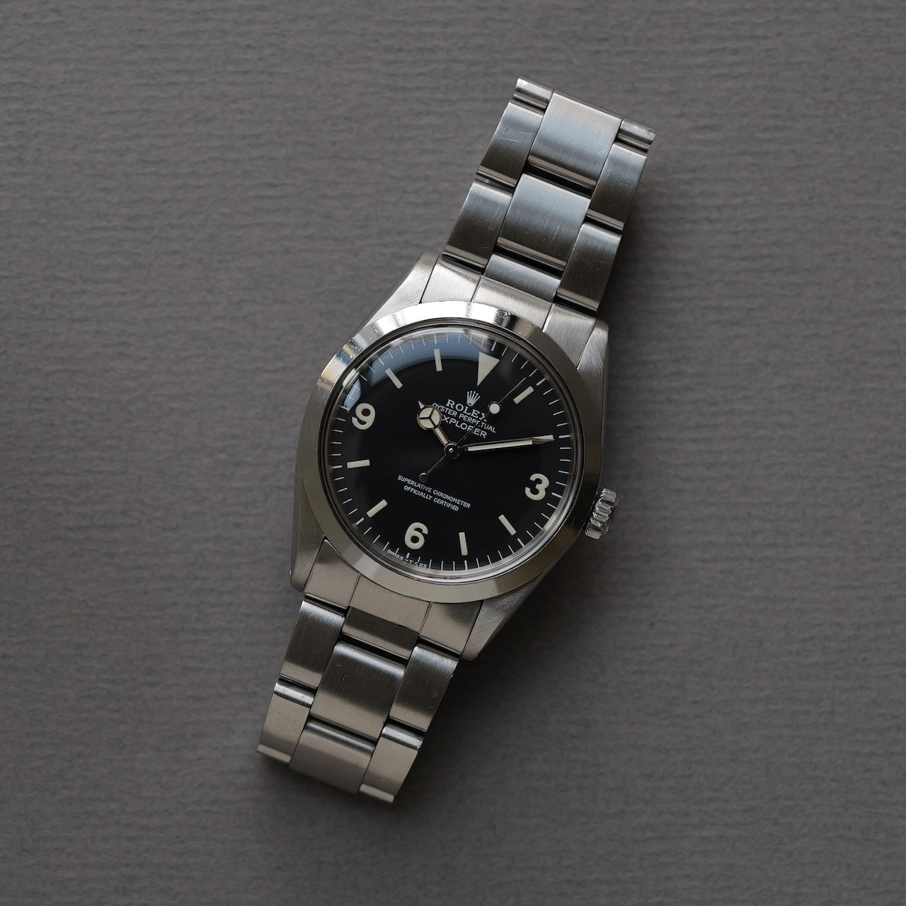ロレックス/エクスプローラー1/1016/マーク5マットダイヤル/元箱・USギャラ付/ROLEX EXPLORER REF.1016 “Mark 5 MATTE DIAL” 1984y with Box and US Guarantee