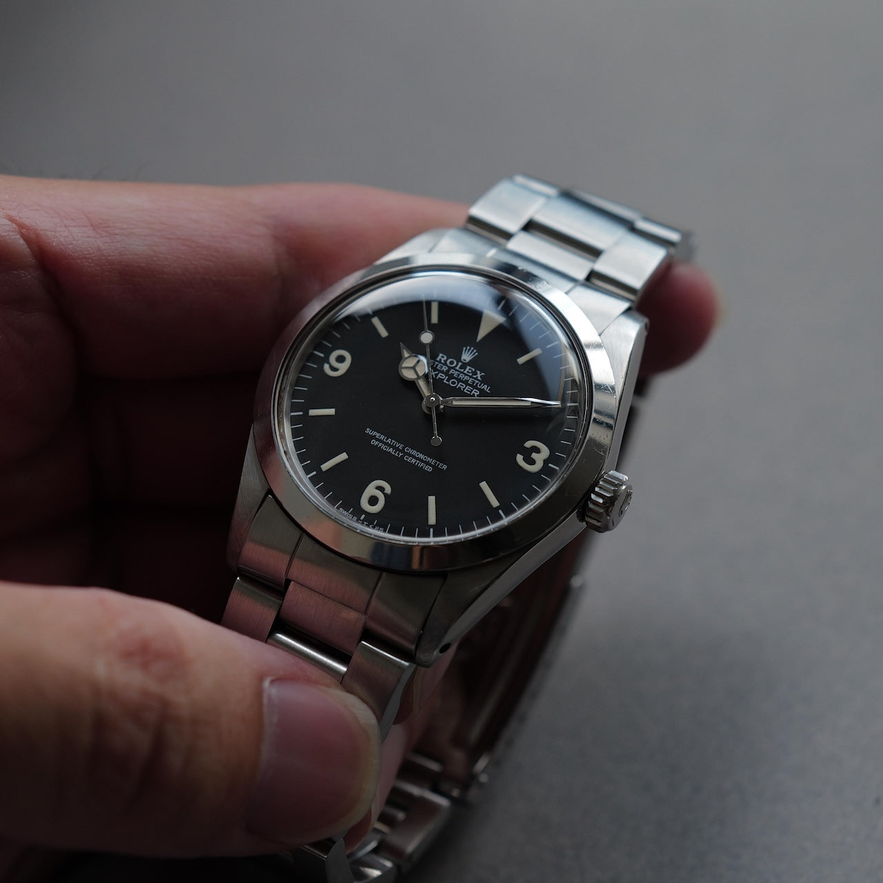 ロレックス/エクスプローラー1/1016/マーク5マットダイヤル/元箱・USギャラ付/ROLEX EXPLORER REF.1016 “Mark 5 MATTE DIAL” 1984y with Box and US Guarantee