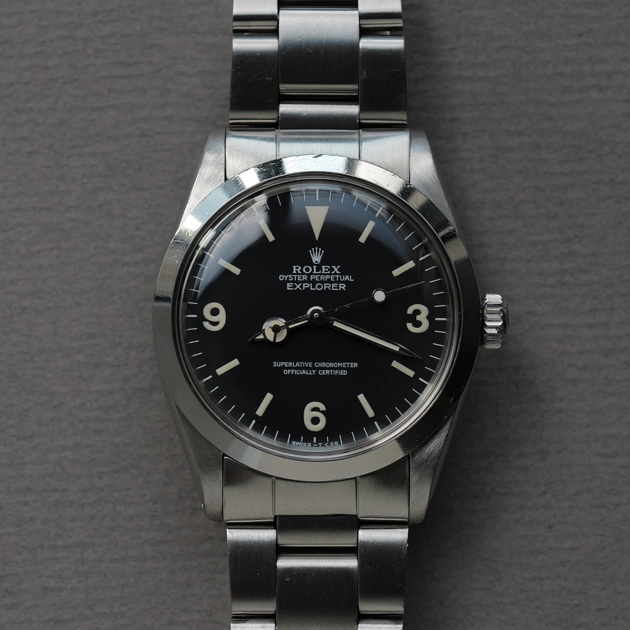 ロレックス/エクスプローラー1/1016/マーク5マットダイヤル/元箱・USギャラ付/ROLEX EXPLORER REF.1016 “Mark 5 MATTE DIAL” 1984y with Box and US Guarantee