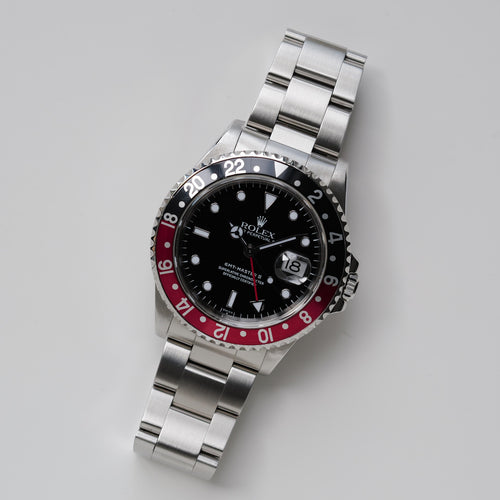 ロレックス/GMTマスター2/16710/A番/コークベゼル/オンリースイス/保証書付フルセット/ROLEX GMT-MASTER2 REF.16710 “ONLY SWISS” Coke Bezel A-Serial 1998-99Y Full Set