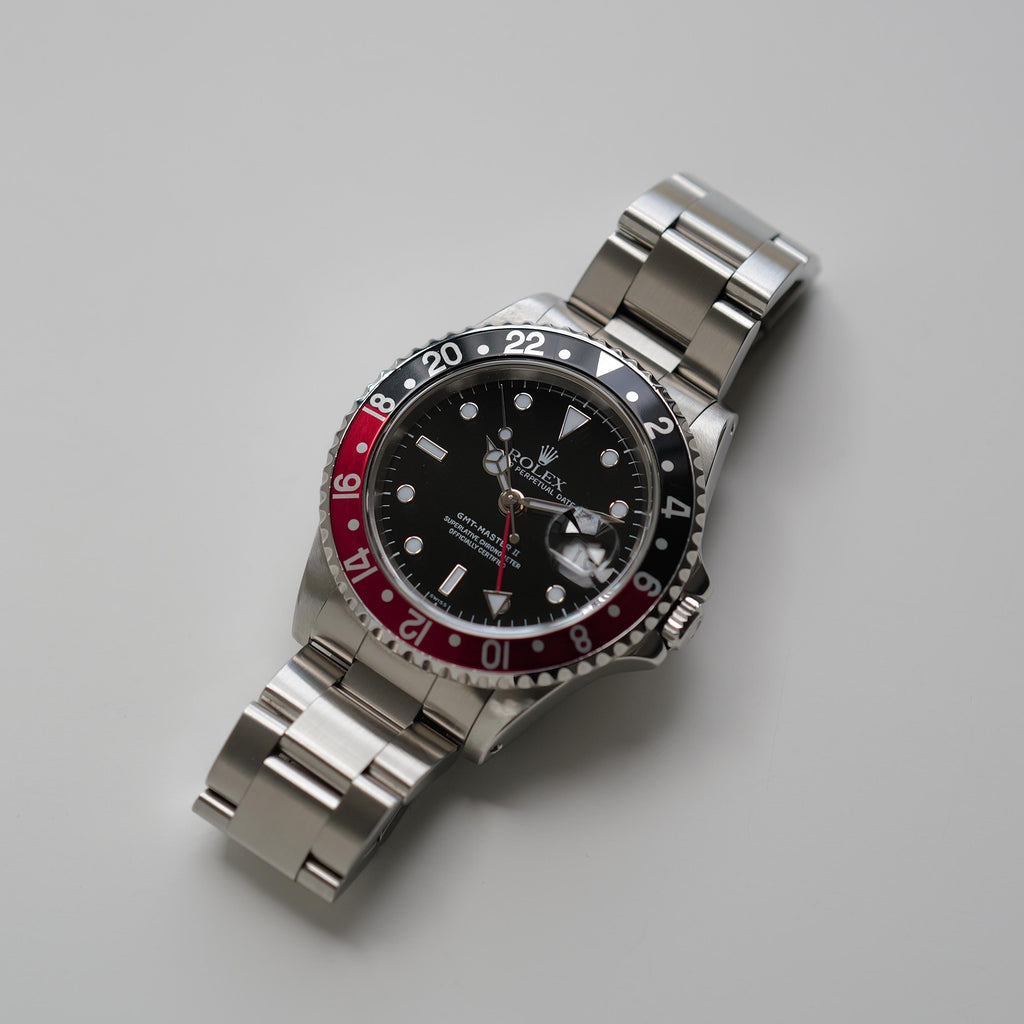 ロレックス/GMTマスター2/16710/A番/コークベゼル/オンリースイス/保証書付フルセット/ROLEX GMT-MASTER2 REF.16710 “ONLY SWISS” Coke Bezel A-Serial 1998-99Y Full Set