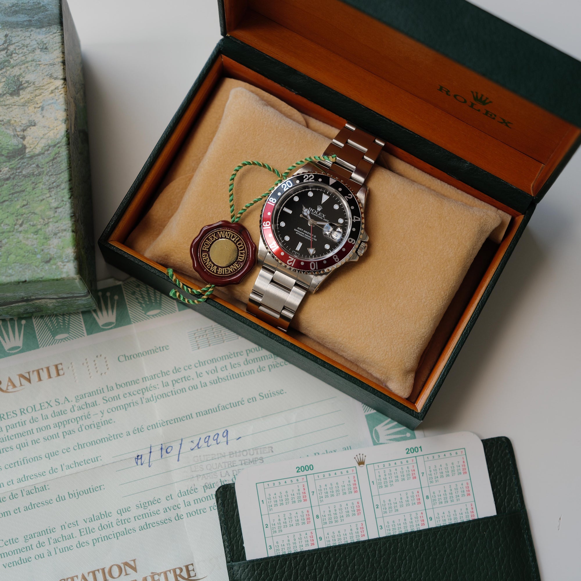 ロレックス/GMTマスター2/16710/A番/コークベゼル/オンリースイス/保証書付フルセット/ROLEX GMT-MASTER2 REF.16710 “ONLY SWISS” Coke Bezel A-Serial 1998-99Y Full Set