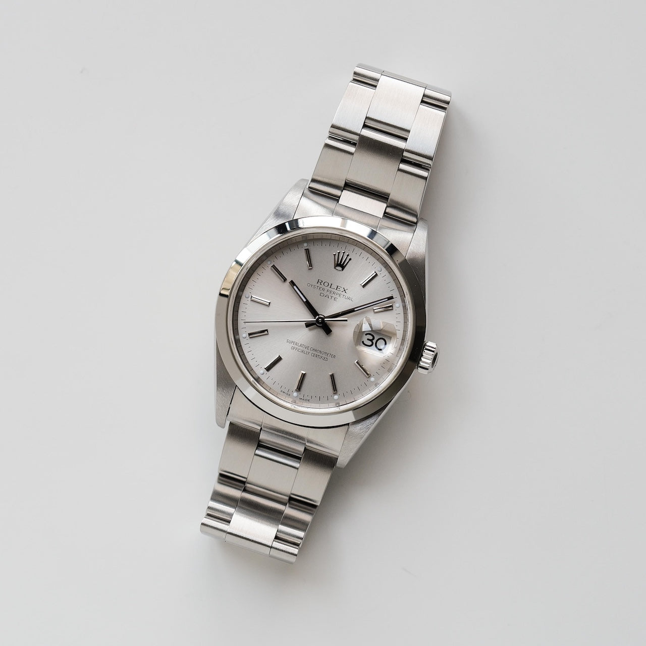 ロレックス/オイスターパーペチュアル デイト15200/P番/シルバーダイヤル/国内正規ギャラ/フルセット/ROLEX OYSTER PERPETUAL DATE REF.15200 “SILVER DIAL” 2000 Full Set