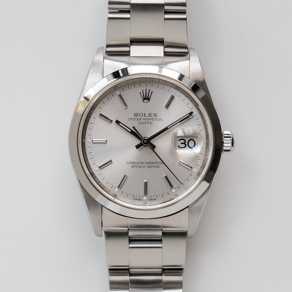 ロレックス/オイスターパーペチュアル デイト15200/P番/シルバーダイヤル/国内正規ギャラ/フルセット/ROLEX OYSTER PERPETUAL DATE REF.15200 “SILVER DIAL” 2000 Full Set