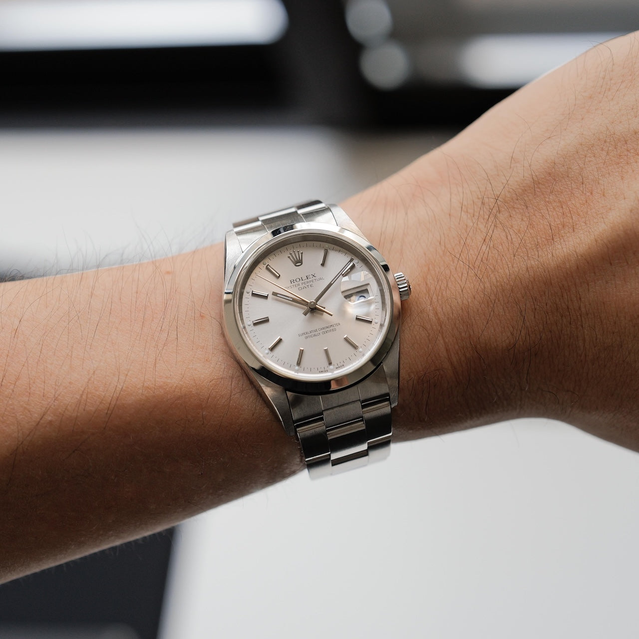 ロレックス/オイスターパーペチュアル デイト15200/P番/シルバーダイヤル/国内正規ギャラ/フルセット/ROLEX OYSTER PERPETUAL DATE REF.15200 “SILVER DIAL” 2000 Full Set