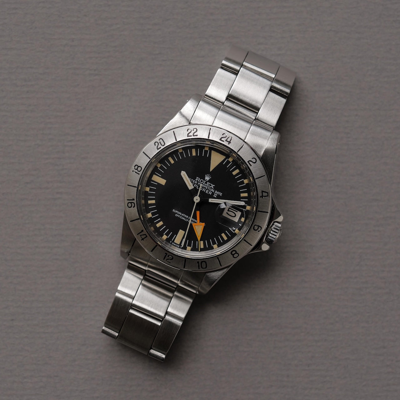 ロレックス/エクスプローラー2/1655/マーク１ダイヤル/マーク２ベゼル/初期ケース/ROLEX EXPLORER2 Ref.1655 “Mk 1 dial, Mk 2 Bezel” “Early Case” 1971-72y