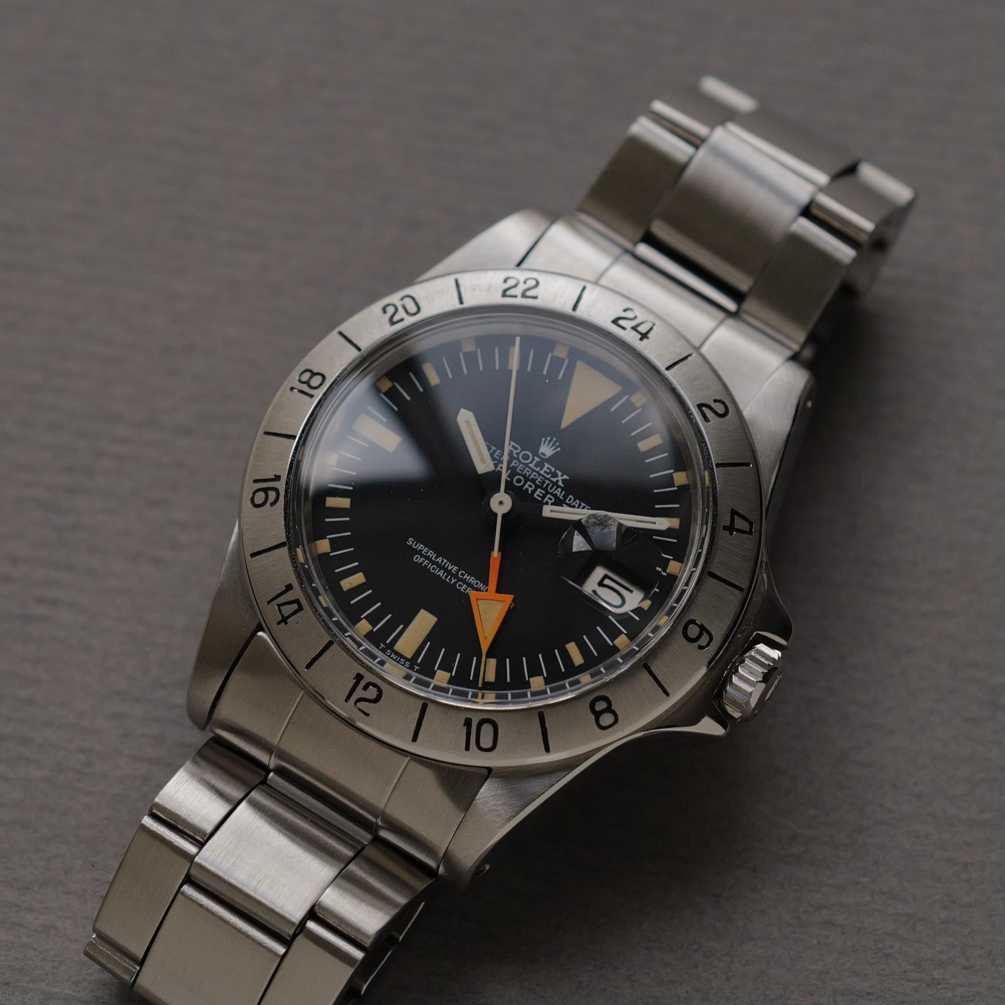 ロレックス/エクスプローラー2/1655/マーク1ダイヤル/マーク2ベゼル/初期ケース/ROLEX EXPLORER2 Ref.1655 “Mk 1 dial, Mk 2 Bezel” “Early Case” 1971-72y