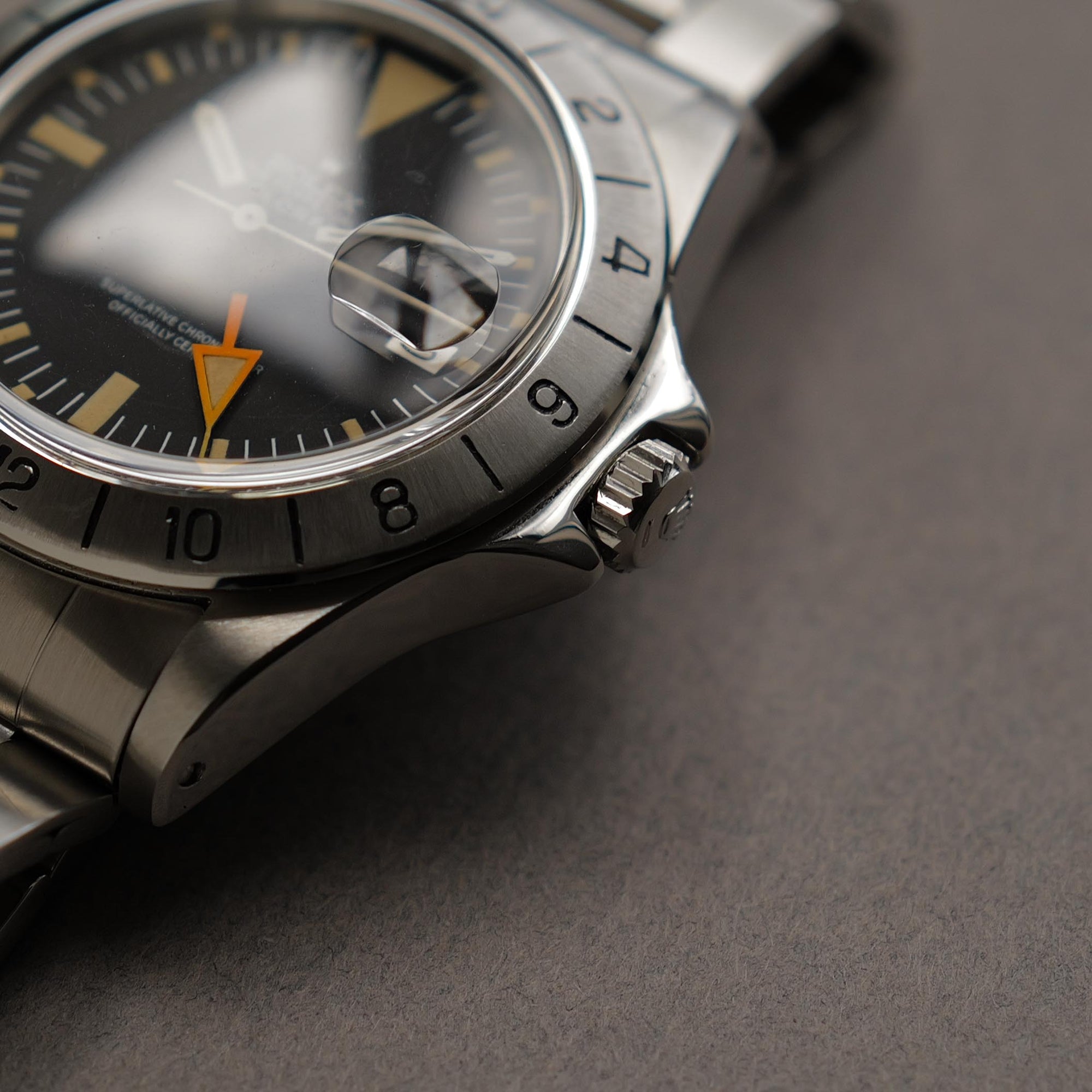 ロレックス/エクスプローラー2/1655/マーク１ダイヤル/マーク２ベゼル/初期ケース/ROLEX EXPLORER2 Ref.1655 “Mk 1 dial, Mk 2 Bezel” “Early Case” 1971-72y
