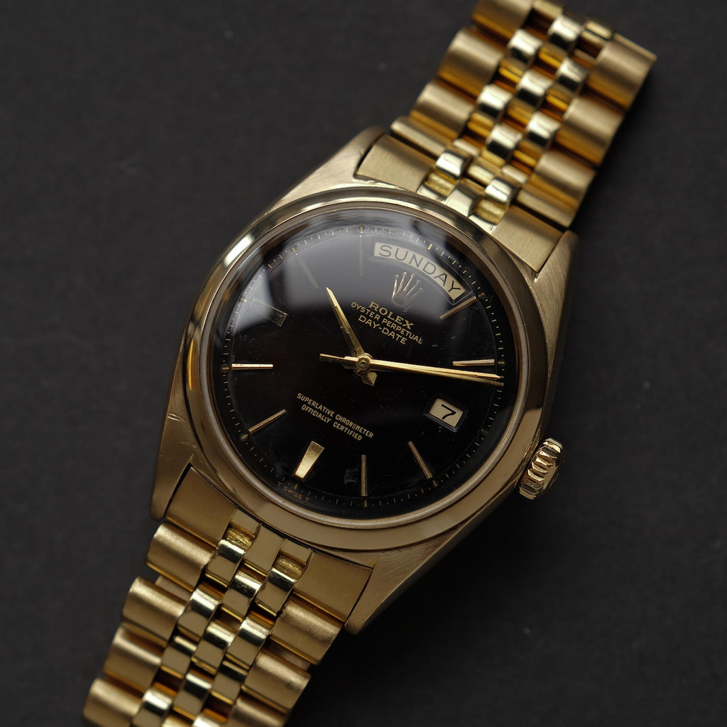 【ON HOLD】ロレックス/デイデイト1803/ミラートロピカルダイヤル/18Kイエローゴールド/ROLEX DAY-DATE Ref.1803 18KYG “Tropical Gilt Dial”  1964y