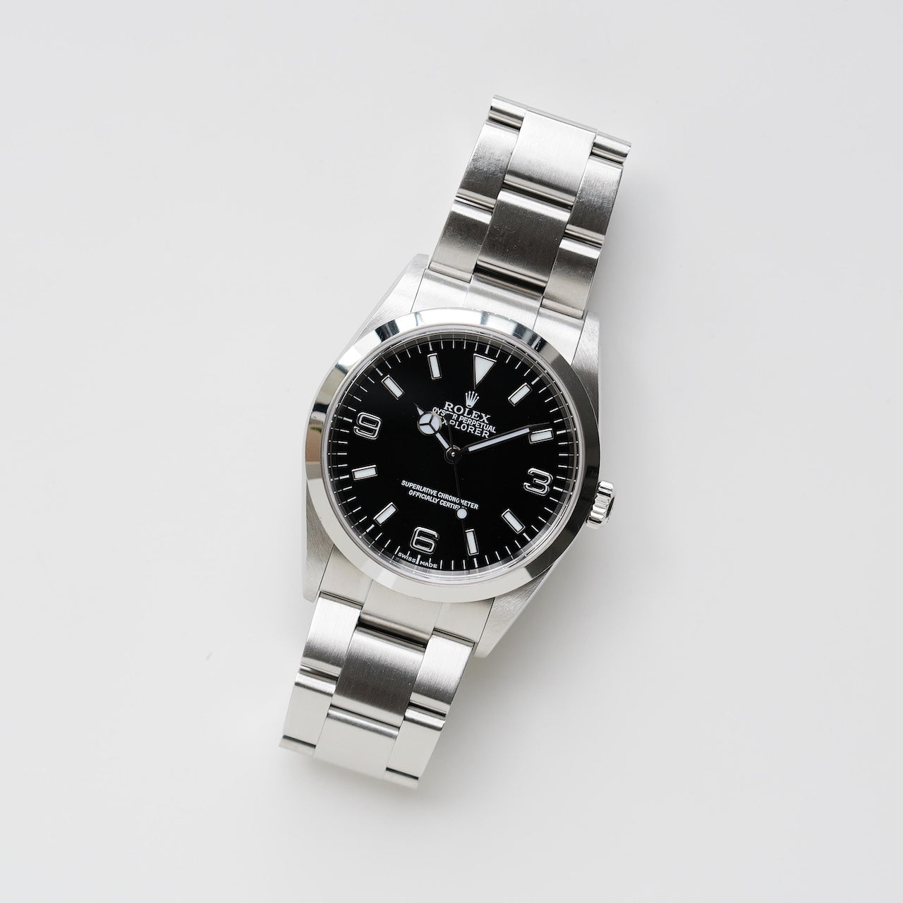 ロレックス/エクスプローラー1/114270/Y番/裏蓋シールあり/保証書付フルセット/ROLEX EXPLORER 1 REF.114270 Y-Serial 2002y Full Set