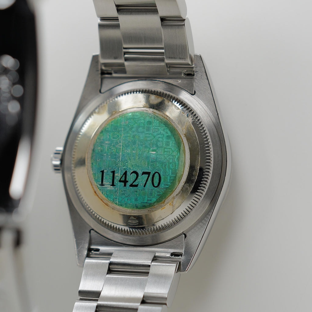 ロレックス/エクスプローラー1/114270/Y番/裏蓋シールあり/保証書付フルセット/ROLEX EXPLORER 1 REF.114270 Y-Serial 2002y Full Set