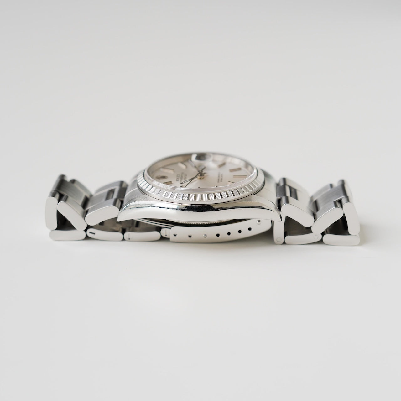 ロレックス/デイトジャスト16220/K番/タペストリーダイヤル/裏蓋シールあり/箱・保証書付/ROLEX DATE-JUST Ref.16220 "Silver Tapestry" 2001y with Box and Paper