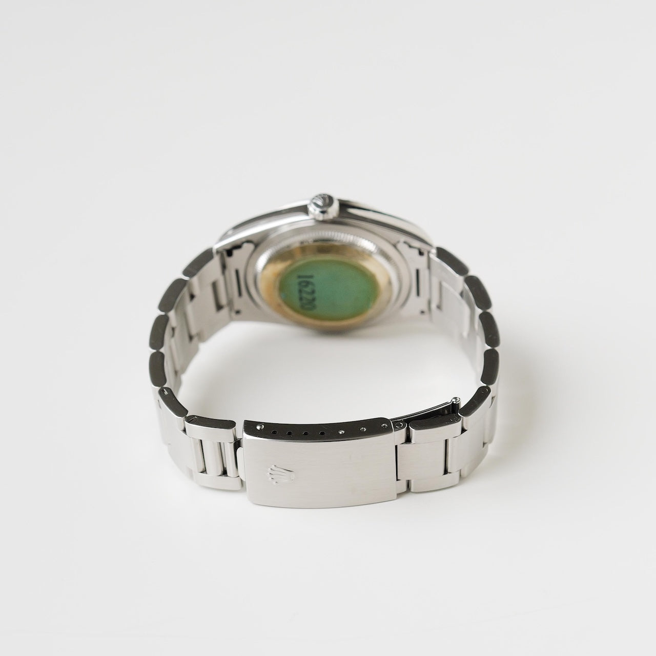 ロレックス/デイトジャスト16220/K番/タペストリーダイヤル/裏蓋シールあり/箱・保証書付/ROLEX DATE-JUST Ref.16220 "Silver Tapestry" 2001y with Box and Paper