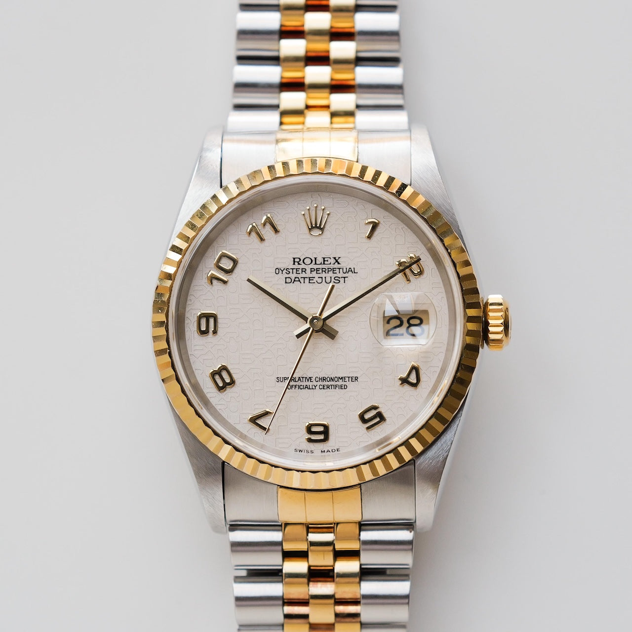 ロレックス/デイトジャスト/K番/ホワイトコンピュターダイヤル/日本正規保証書/ROLEX DATE-JUST REF.16233 "WHITE COMPUTER DIAL" K-Serial 2001 with Guarantee
