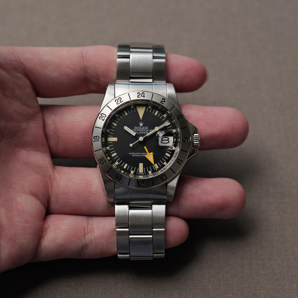 ロレックス/エクスプローラー2/1655/マーク２ダイヤル/マーク２ベゼル/日ロレオーバーホール証明書/ROLEX EXPLORER 2 Ref.1655 "Mk2 Dial, Mk2 Bezel" 1974y with Box and  JP ROLEX OH Guarantee