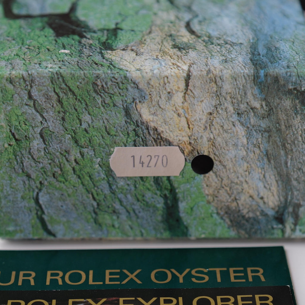 ロレックス/エクスプローラー1/14270/最終シリアルP68番/保証書付フルセット/ほぼ未使用品/ROLEX EXPLORER 1 REF.14270 "FINAL P68-SERIAL" 2000-01Y FULL SET MINT