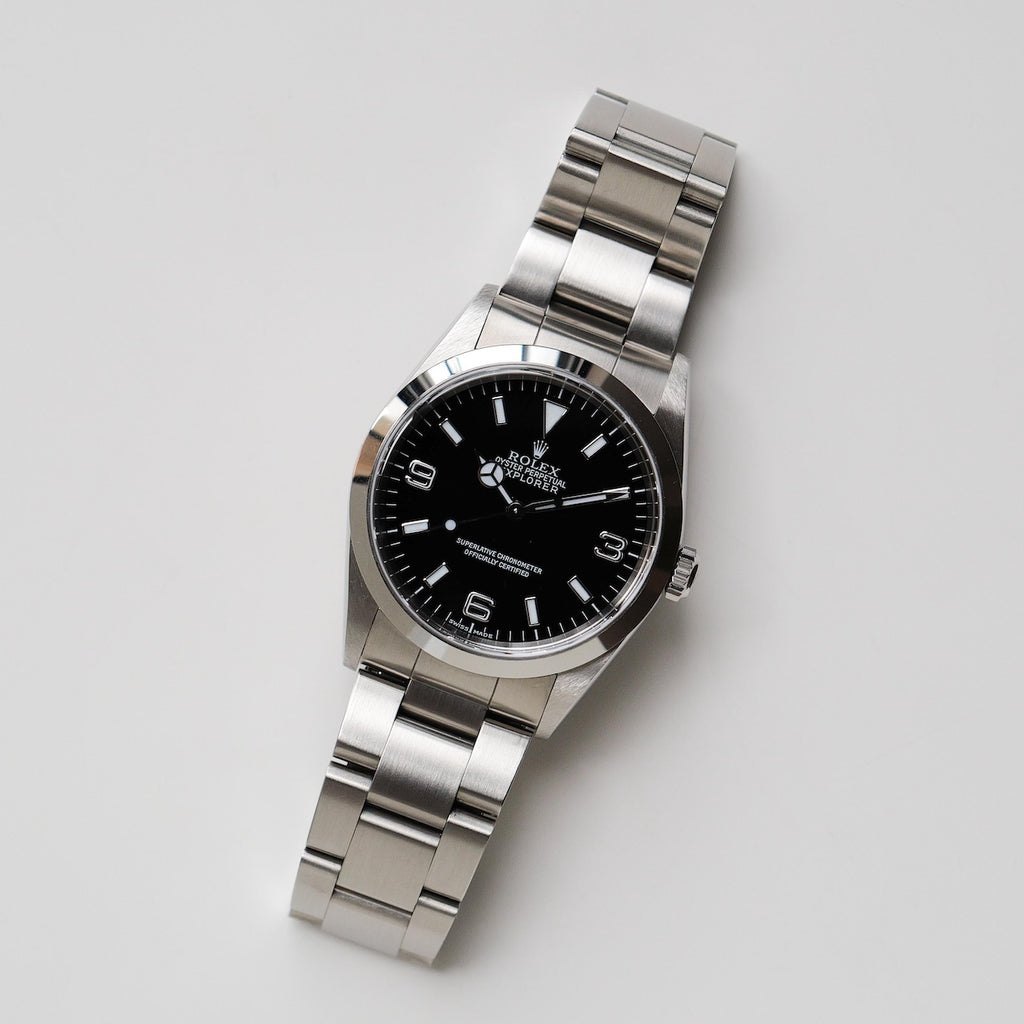 ロレックス/エクスプローラー1/14270/最終シリアルP68番/保証書付フルセット/ほぼ未使用品/ROLEX EXPLORER 1 REF.14270 "FINAL P68-SERIAL" 2000-01Y FULL SET MINT