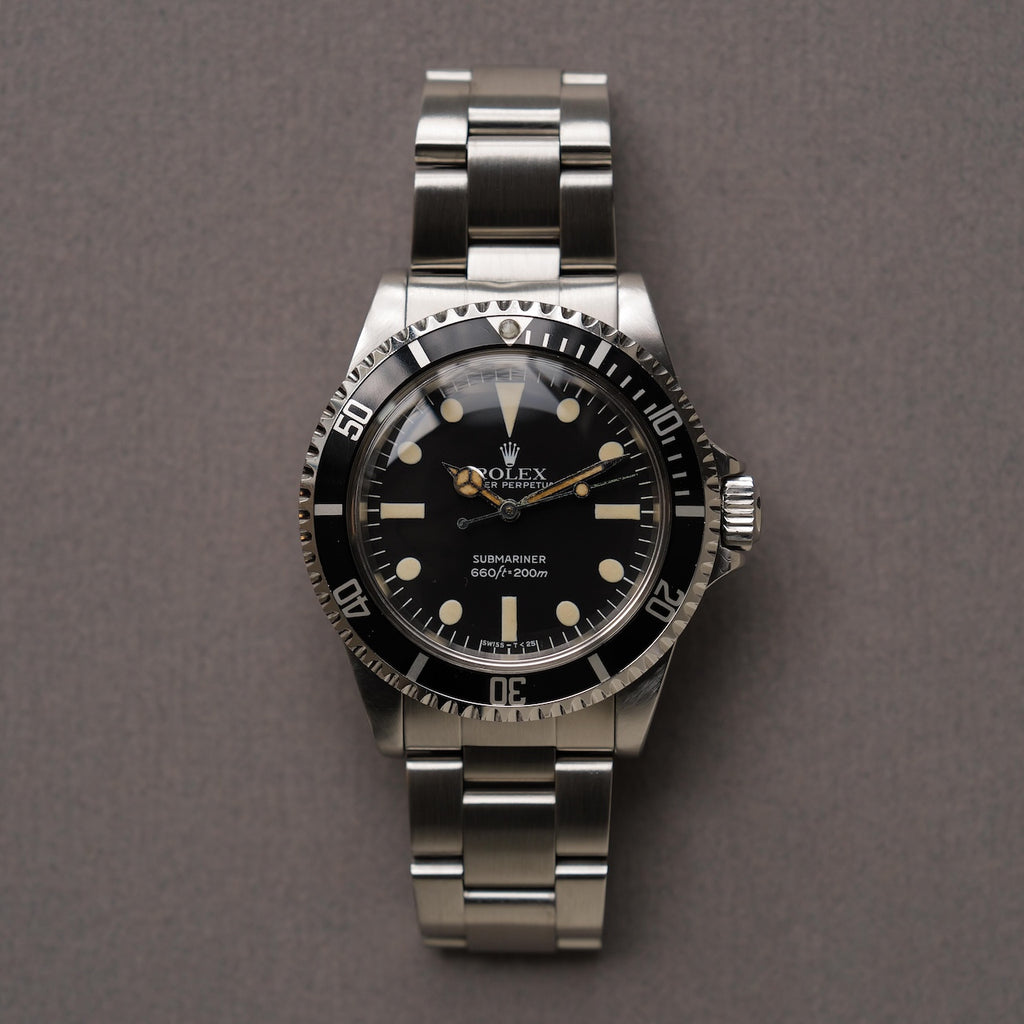 ロレックス/サブマリーナー5513/マーク4 マキシ ダイヤル/マットダイヤル/箱等付属/ROLEX SUBMARINER REF.5513 " MAXI Mark 4 DIAL"  Matte dial 1982Y with Box