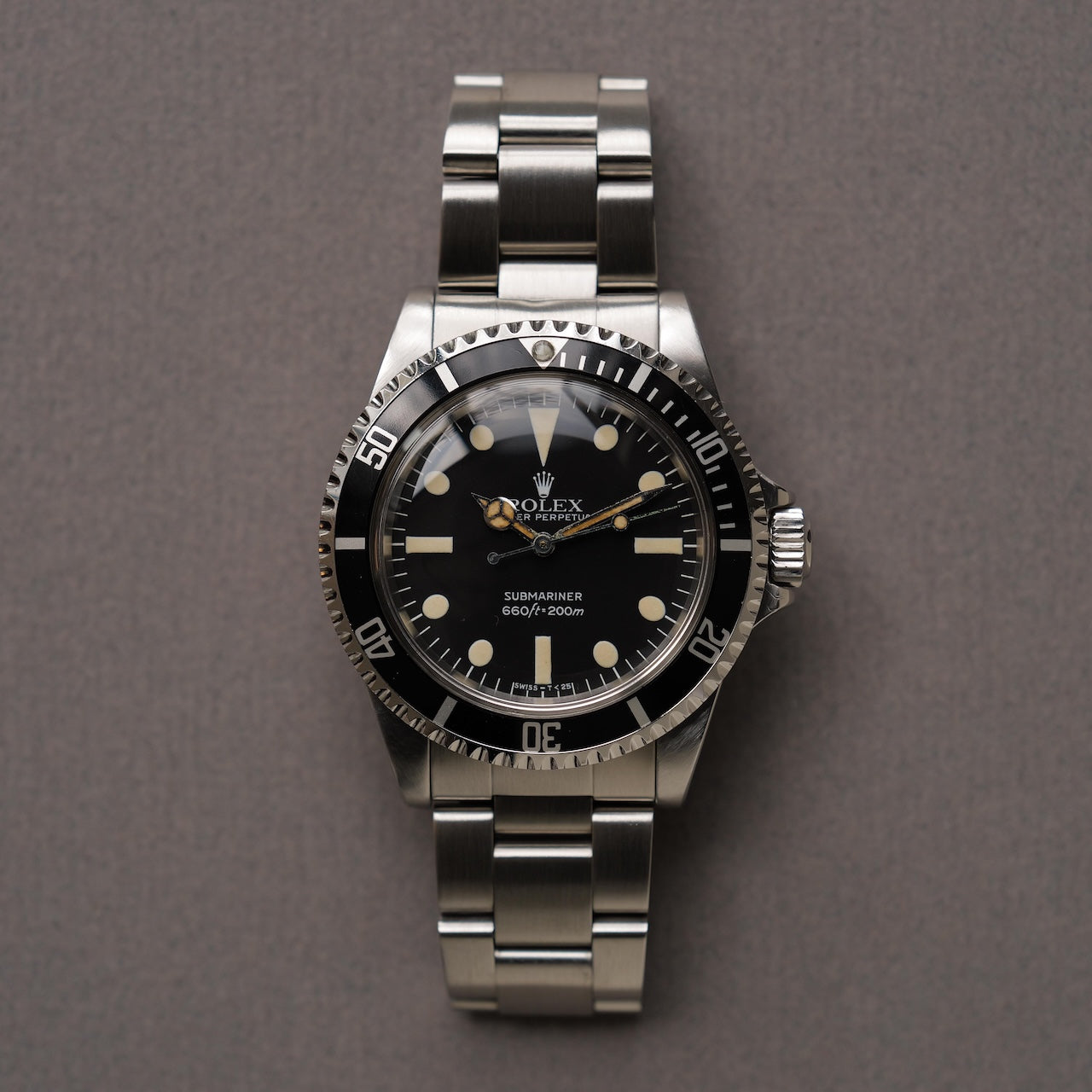 ロレックス/サブマリーナー5513/マーク4 マキシ ダイヤル/マットダイヤル/箱等付属/ROLEX SUBMARINER REF.5513 " MAXI Mark 4 DIAL"  Matte dial 1982Y with Box