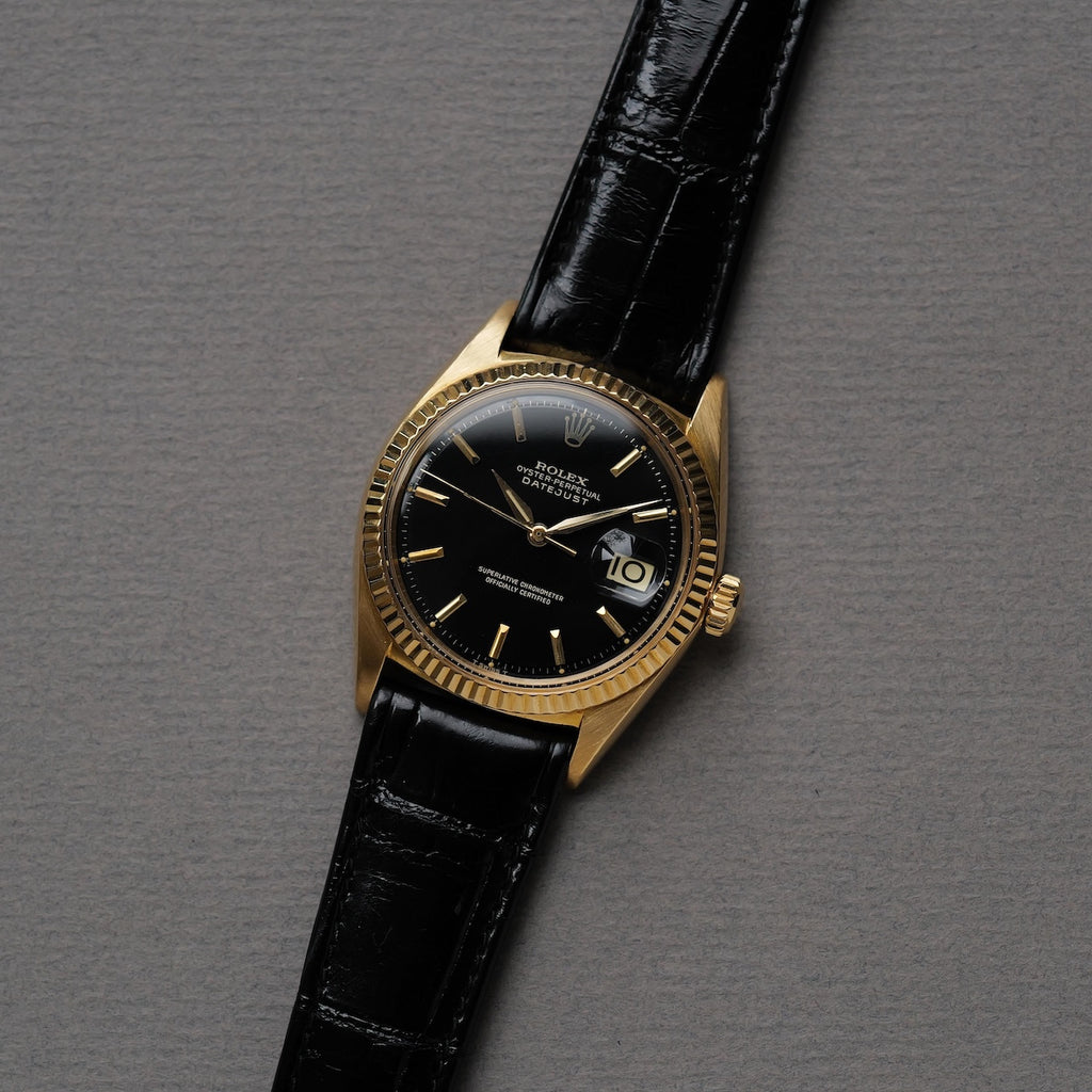 ロレックス/デイトジャスト1601/8/ミラーダイヤル/18Kイエローゴールド/ROLEX DATE-JUST Ref.1601/8 "Gilt Dial" 18K Yellow Gold 1964-65y