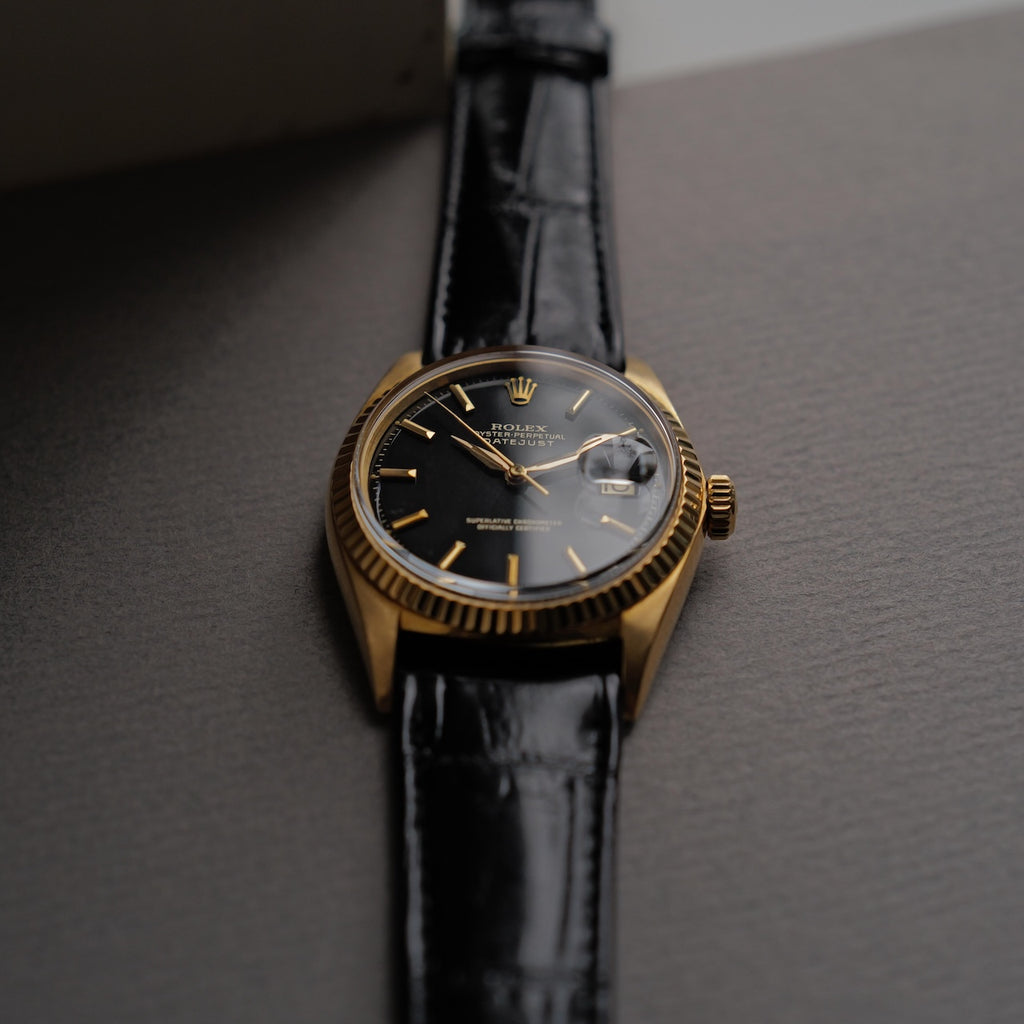 ロレックス/デイトジャスト1601/8/ミラーダイヤル/18Kイエローゴールド/ROLEX DATE-JUST Ref.1601/8 "Gilt Dial" 18K Yellow Gold 1964-65y