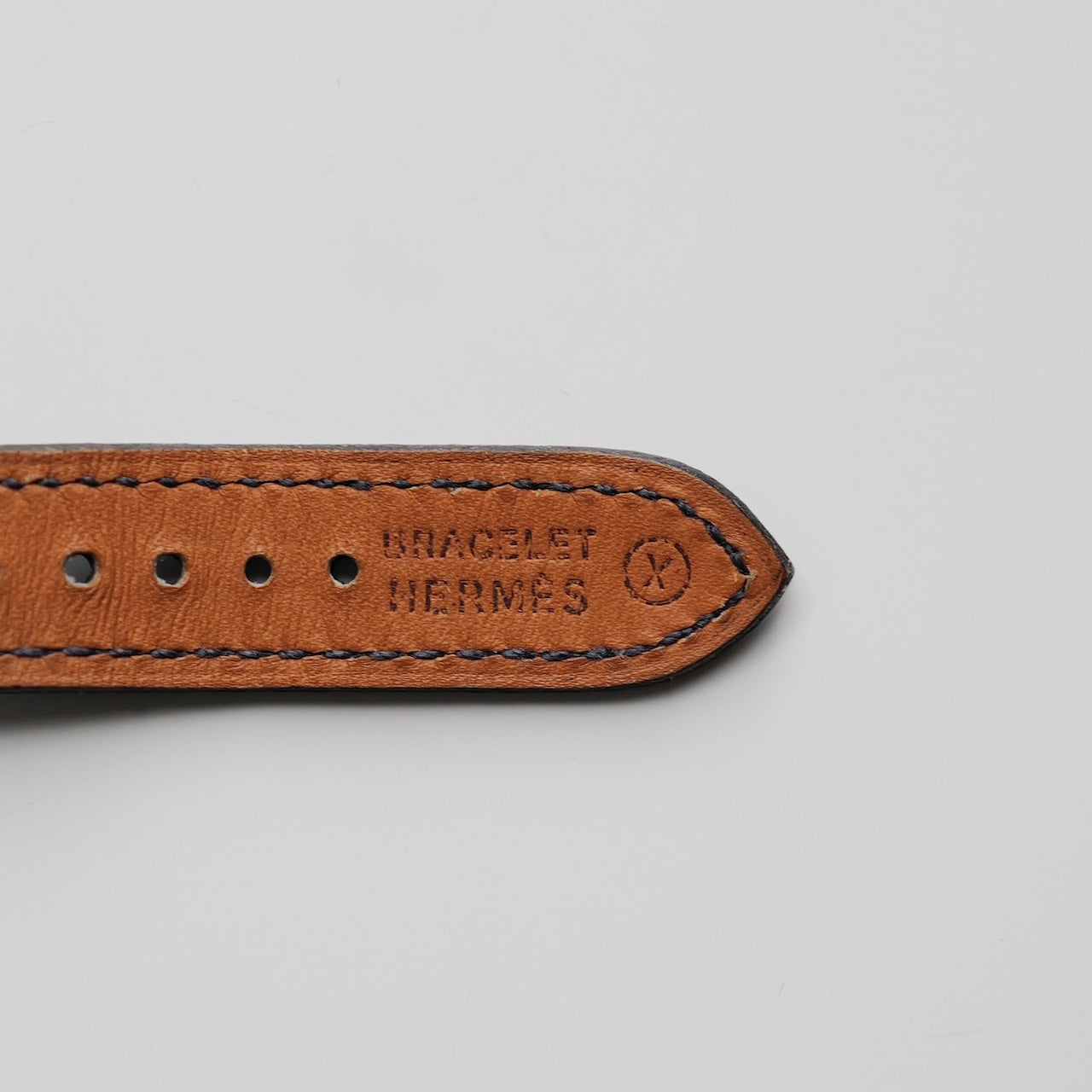 エルメス/メドール/ホワイトダイヤル/純正カーフ ネイビー ストラップ/HERMES MEDOR WHITE DIAL Calf Leather Navy Strap 1990s