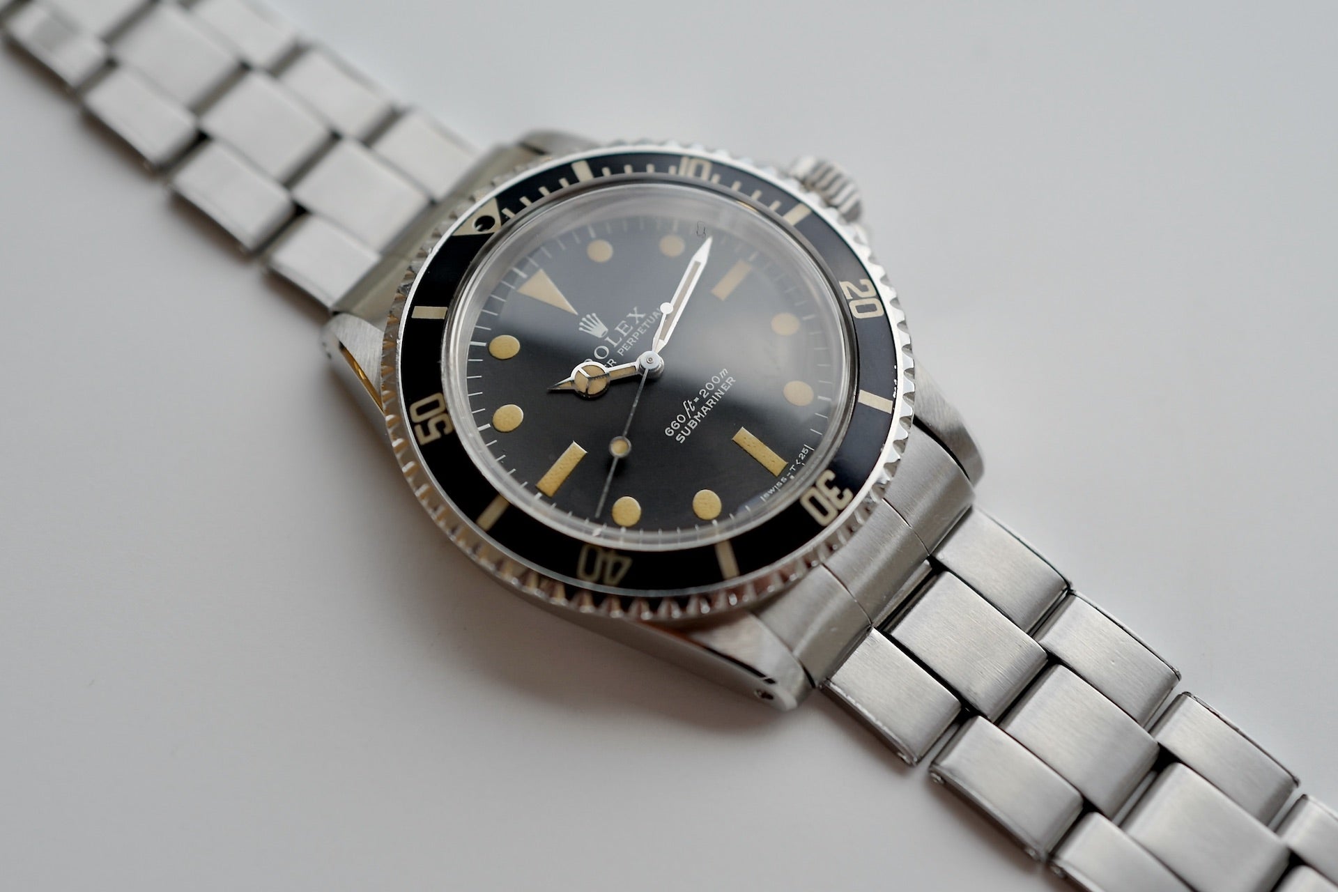 SUBMARINER REF.5513NON-Serif Pumpkin dial 1970-71y