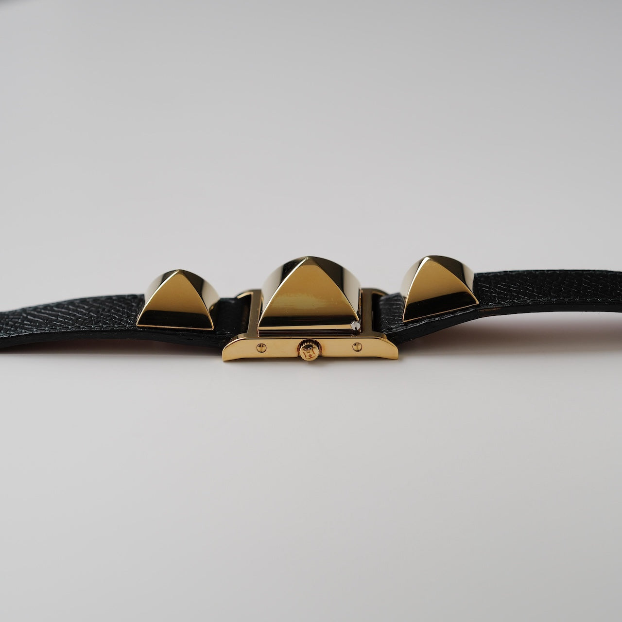 エルメス/メドール/ホワイトダイヤル/純正カーフ ブラック ストラップ/HERMES MEDOR WHITE DIAL black calf leather strap 1990s