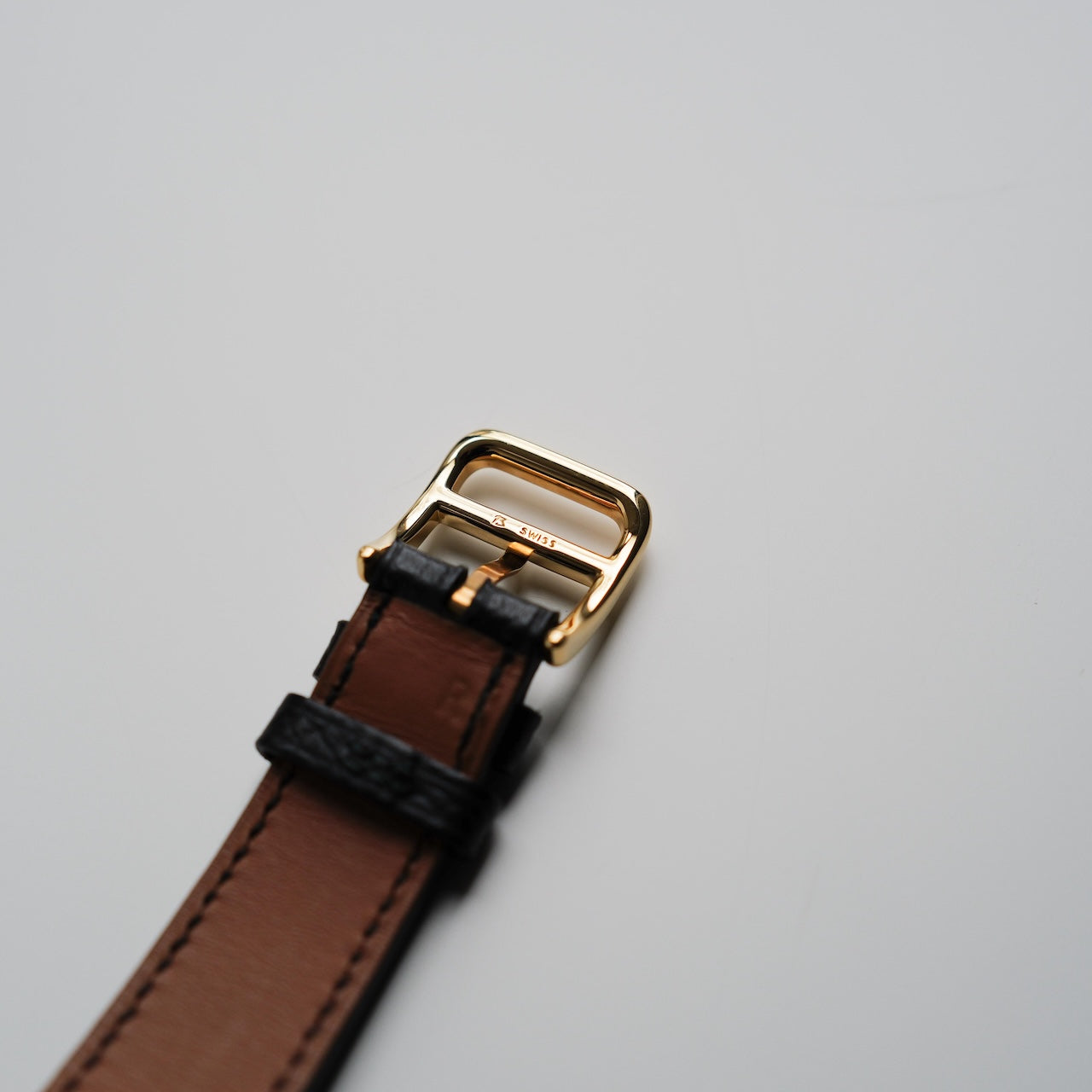 エルメス/メドール/ホワイトダイヤル/純正カーフ ブラック ストラップ/HERMES MEDOR WHITE DIAL black calf leather strap 1990s