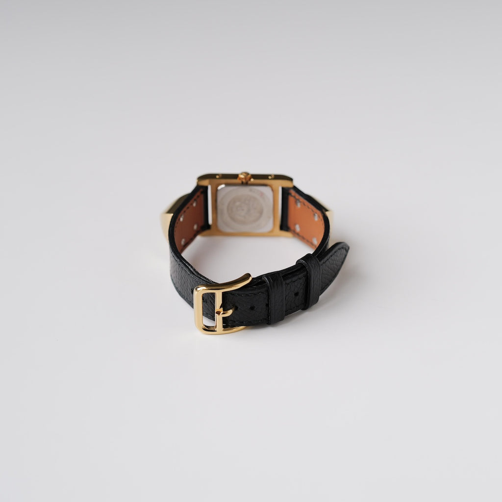 エルメス/メドール/ホワイトダイヤル/純正カーフ ブラック ストラップ/HERMES MEDOR WHITE DIAL black calf leather strap 1990s