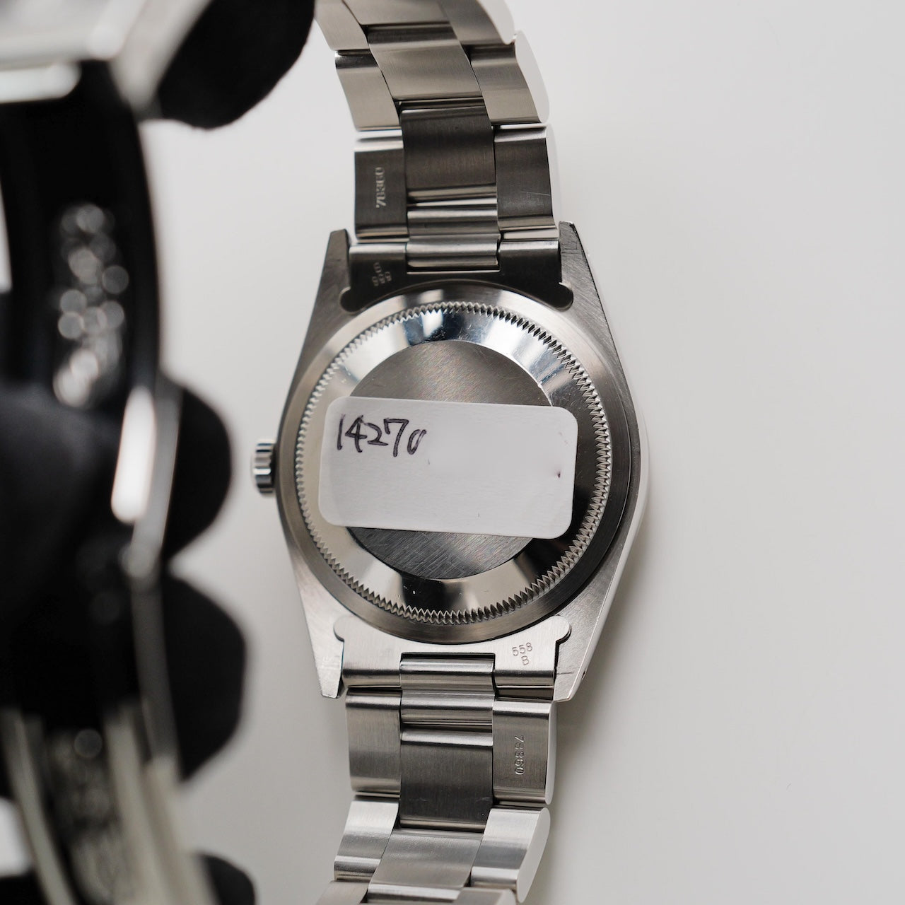 ロレックス/エクスプローラー1/14270/X番/パティーナ/オールトリチウム/シングルバックル/ROLEX EXPLORER 1 REF.14270 "Patina" X-Serial All tritium SIngle buckle 1991Y