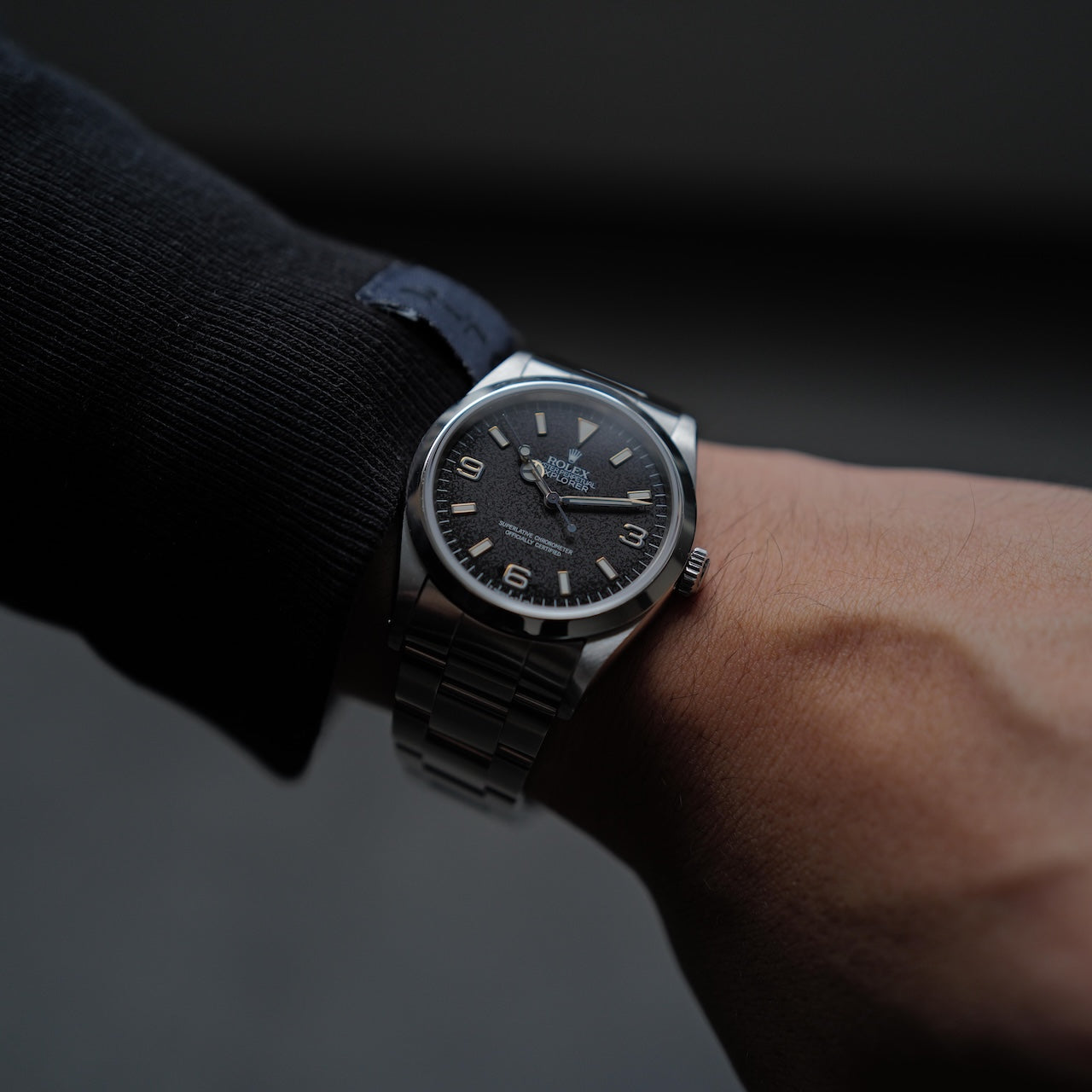 ロレックス/エクスプローラー1/14270/X番/フローズンダイヤル/オール