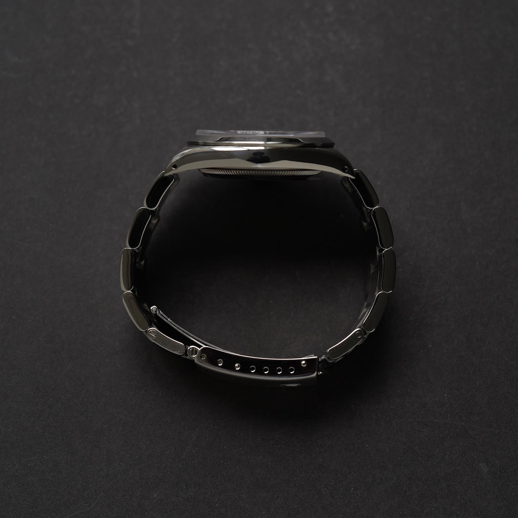 ロレックス/エクスプローラー1/14270/E番/ブラックアウト/シルバーレター/オールトリチウム/シングルバックル/箱等付属/ROLEX EXPLORER 1 REF.14270 "BLACK OUT, SILVER LETTER" E-Serial All tritium Single Buckle 1990Y with Box