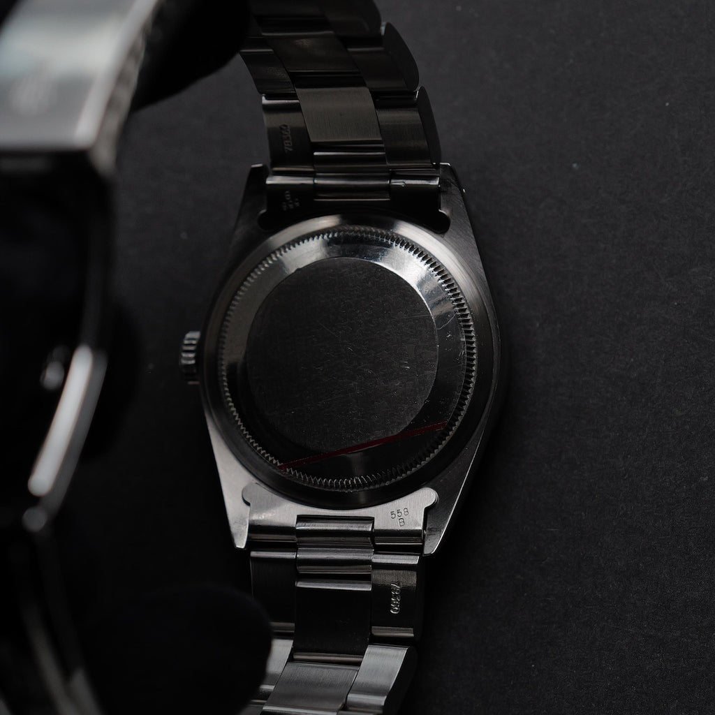 ロレックス/エクスプローラー1/14270/E番/ブラックアウト/シルバーレター/オールトリチウム/シングルバックル/箱等付属/ROLEX EXPLORER 1 REF.14270 "BLACK OUT, SILVER LETTER" E-Serial All tritium Single Buckle 1990Y with Box