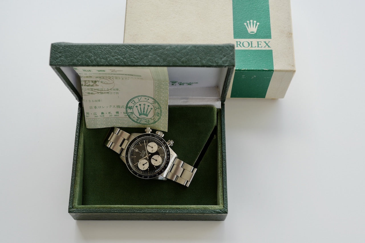 ROLEX COSMOGRAPH DAYTONA REF.6263 Big eye Sigma dial / 1973y with 日本ロレックス O/H保証書