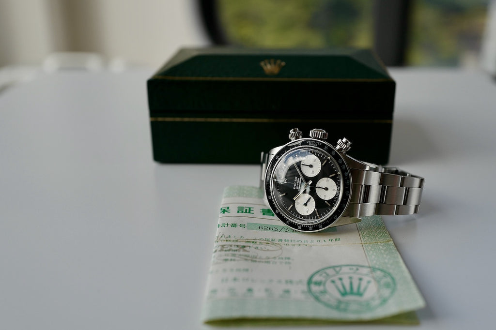 ROLEX COSMOGRAPH DAYTONA REF.6263 Big eye Sigma dial / 1973y with 日本ロレックス O/H保証書
