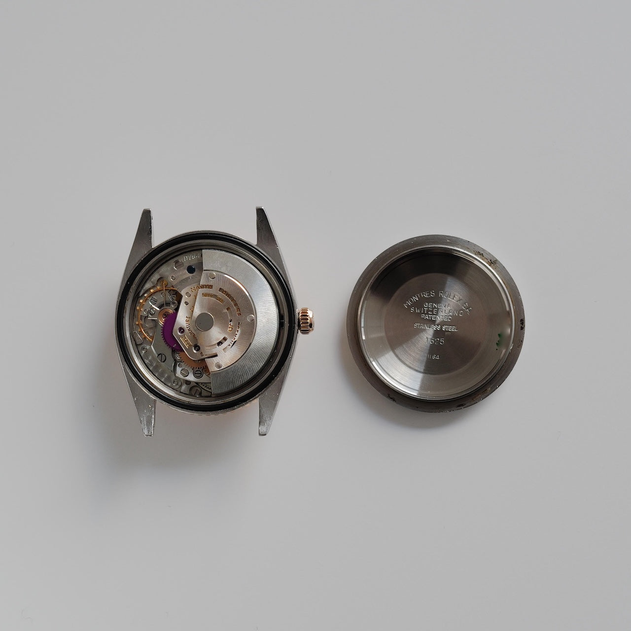 ロレックス/デイトジャスト1625/5/サンダーバード/SS x ローズゴールド/ROLEX DATE-JUST REF.1625/5 "Thunderbird" 18K Rose Gold Silver Dial  Bezel 1964y