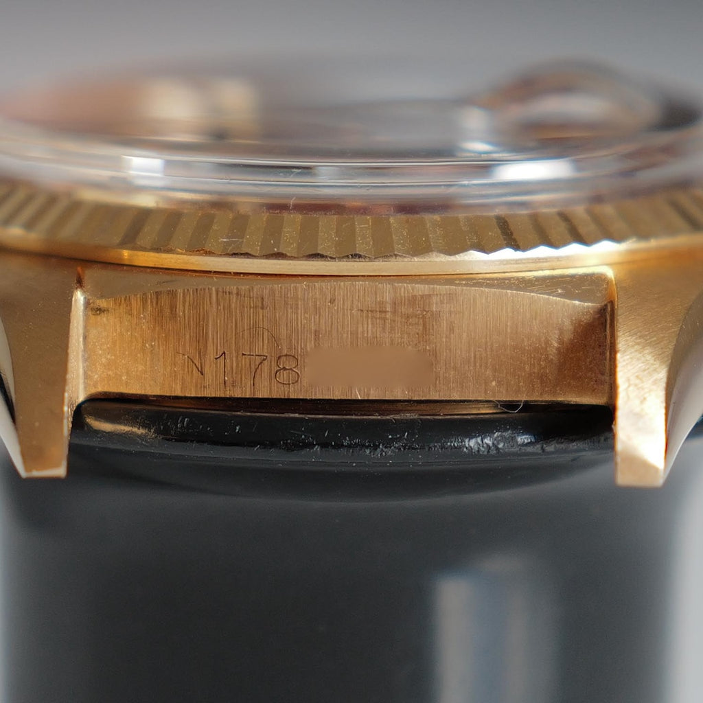 ロレックス/デイデイト1803/5/ステラダイヤル/バーガンディー/ローズゴールド/ROLEX DAY-DATE REF.1803/5 "STELLA DIAL" 18K Rose Gold 1968Y