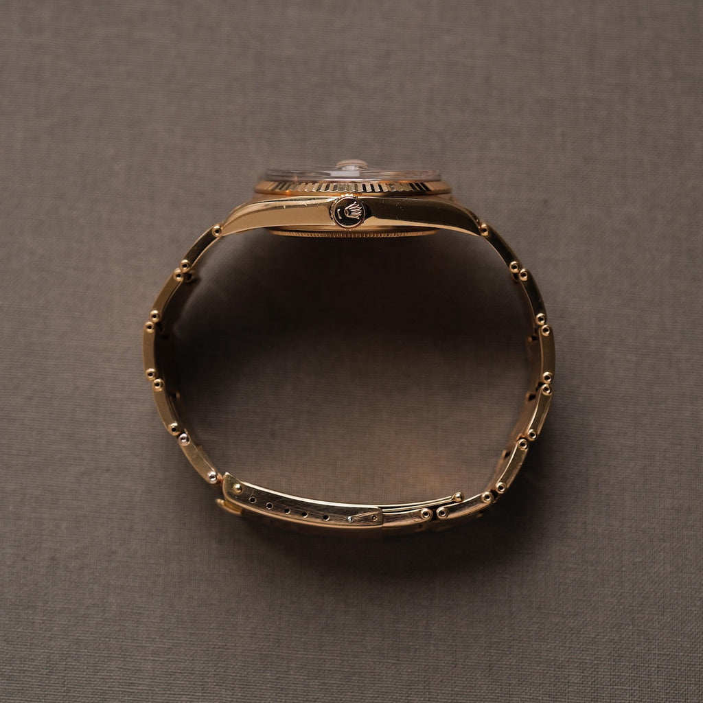 ロレックス/デイデイト1803/5/ステラダイヤル/バーガンディー/ローズゴールド/ROLEX DAY-DATE REF.1803/5 "STELLA DIAL" 18K Rose Gold 1968Y