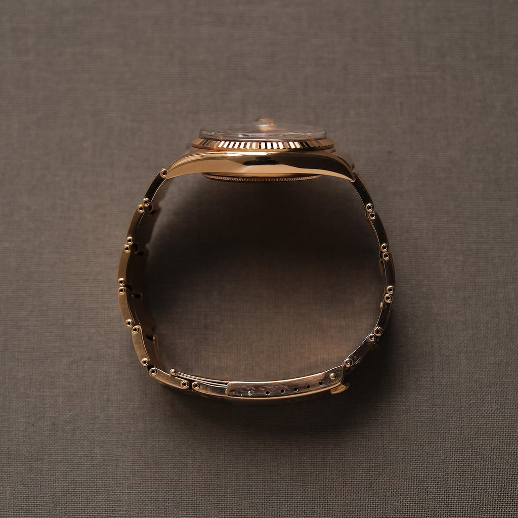 ロレックス/デイデイト1803/5/ステラダイヤル/バーガンディー/ローズゴールド/ROLEX DAY-DATE REF.1803/5 "STELLA DIAL" 18K Rose Gold 1968Y