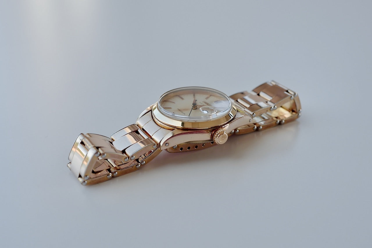 ROLEX OYSTER DATE REF.6466 / 18KPGP with guarantee