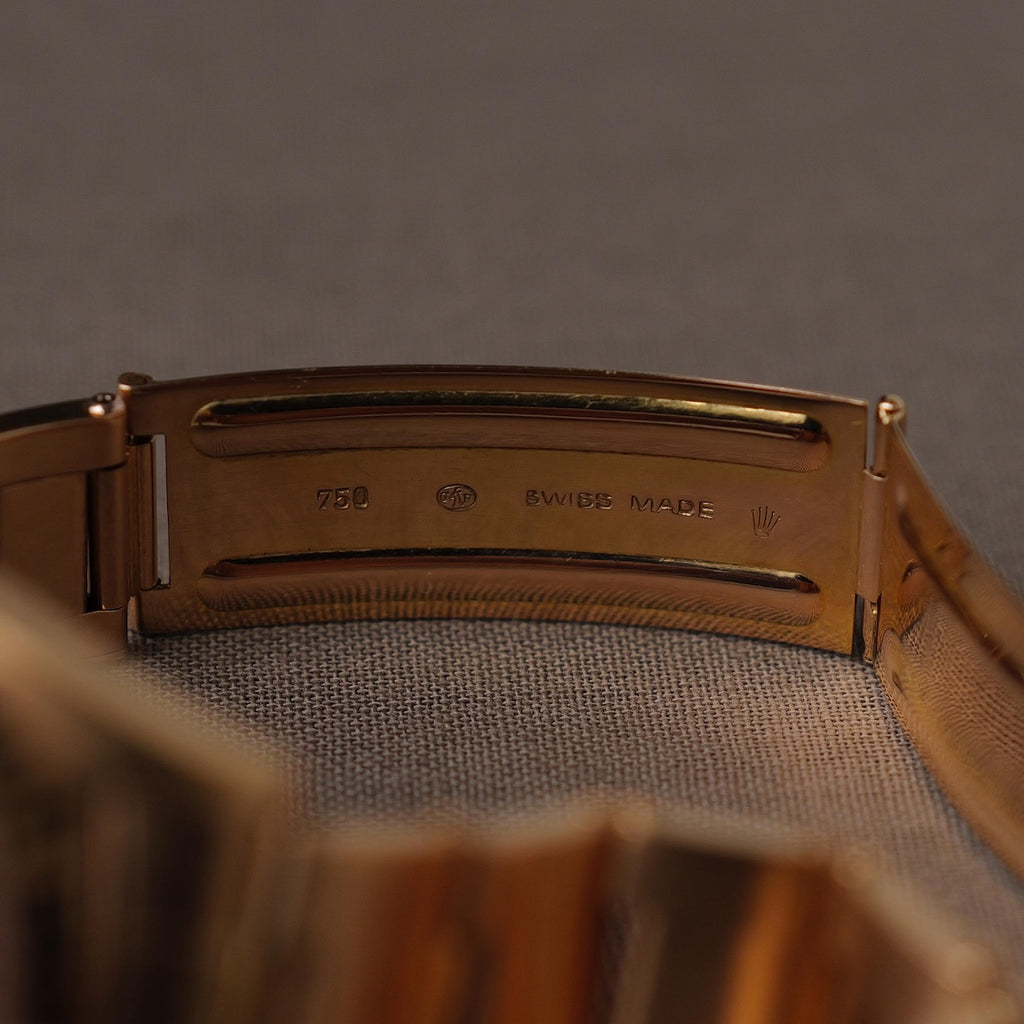 ロレックス/デイデイト1803/5/ステラダイヤル/バーガンディー/ローズゴールド/ROLEX DAY-DATE REF.1803/5 "STELLA DIAL" 18K Rose Gold 1968Y