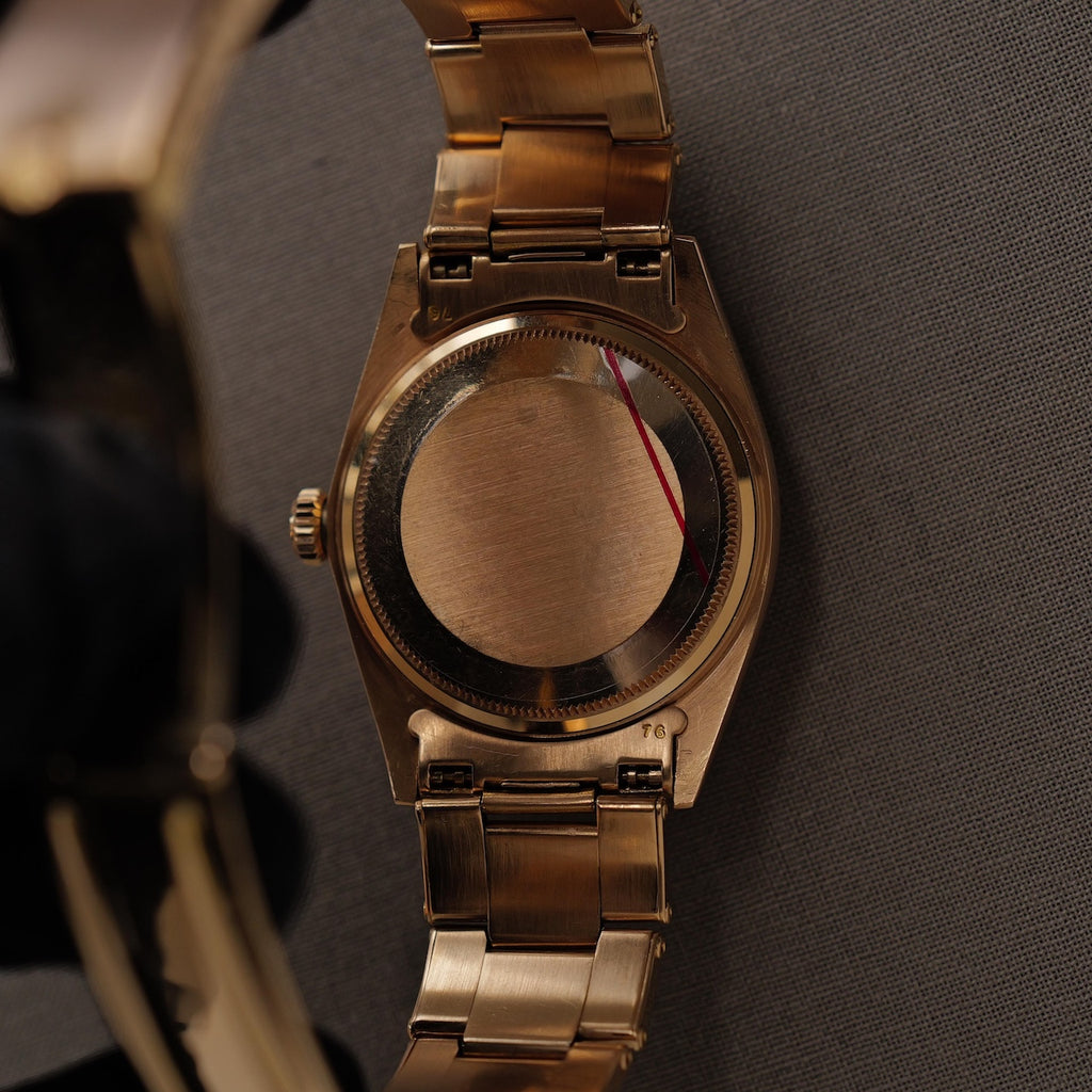 ロレックス/デイデイト1803/5/ステラダイヤル/バーガンディー/ローズゴールド/ROLEX DAY-DATE REF.1803/5 "STELLA DIAL" 18K Rose Gold 1968Y